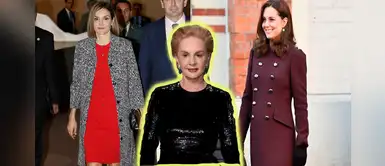 Carolina Herrera inspira a Kate Middleton y Letizia Ortiz con abrigo negro que marca tendencia Carolina Herrera inspira a Kate Middleton y Letizia Ortiz con abrigo negro que marca tendencia