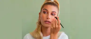 Hailey Baldwin muestra maquillaje verde para Año Nuevo 2020 Hailey Baldwin muestra maquillaje verde para Año Nuevo 2020