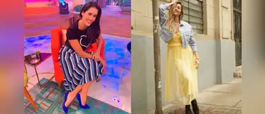 Gianella Neyra y Korina Rivadeneira: una prenda dos estilos diferentes Gianella Neyra y Korina Rivadeneira: una prenda dos estilos diferentes