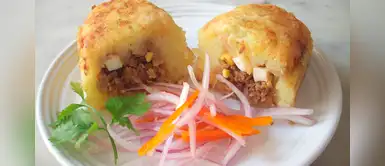 Te presentamos la receta de la papa rellena Aprende a preparar una deliciosa papa rellena para sorprender a tu familia