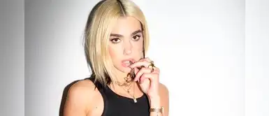 Dua Lipa y el teñido dual inspirado en Christina Aguilera que quiere poner de moda Dua Lipa y el teñido dual inspirado en Christina Aguilera que quiere poner de moda