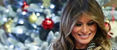 Melania Trump tiene el estilo de la Reina de las Nieves para usar esta Navidad Melania Trump tiene el estilo de la Reina de las Nieves para usar esta Navidad