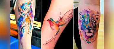 ¿Pintura de acuarela en tu piel? Te mostramos la nueva tendencia en tatuajes ¿Pintura de acuarela en tu piel? Te mostramos la nueva tendencia en tatuajes