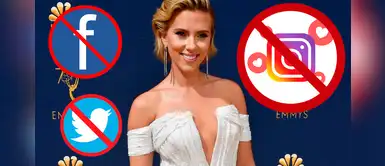 Scarlett Johansson reveló la razón por la que no usa redes sociales Scarlett Johansson reveló la razón por la que no usa redes sociales