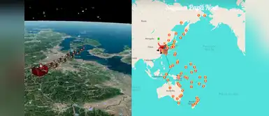 Sigue a Papa Noel en su recorrido por el mundo ¡Ya repartió un billón de regalos! Sigue a Papa Noel en su recorrido por el mundo ¡Ya repartió un billón de regalos!