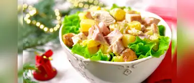 ¿No sabes qué ensalada preparar para Nochebuena? Te enseñamos una con piña y pollo ¿No sabes qué ensalada preparar para Nochebuena? Te enseñamos una con piña y pollo