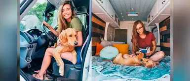 Dejó a su novio, renunció a su trabajo y se fue a recorrer todo EE. UU. junto a su perrito Dejó a su novio, renunció a su trabajo y se fue a recorrer todo EE. UU. junto a su perrito