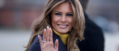 Melania Trump tiene el truco ideal para usar un 'falso vestido' sin joyas Melania Trump tiene el truco ideal para usar un 'falso vestido' sin joyas