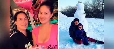 Karim Vidal siguió a Katty García en la calle para poder ver a su bebé Karim Vidal siguió a Katty García en la calle para poder ver a su bebé