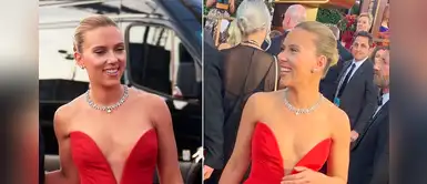 Scarlett Johansson y su imponente total red con escote hasta la cintura que dejó mudos a todos Scarlett Johansson y su imponente total red con escote hasta la cintura que dejó mudos a todos