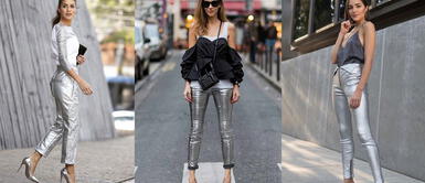 Pantalones metálicos: la tendencia que llega con fuerza este 2020 Pantalones metálicos: la tendencia que llega con fuerza este 2020