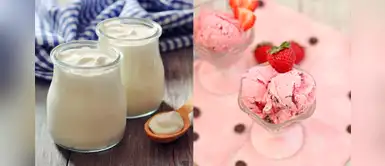 Helado de yogur con fresas: una dulce y sencilla receta libre de azúcar Helado de yogur con fresas: una dulce y sencilla receta libre de azúcar