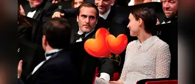 La dulce mirada de Joaquín Phoenix a su novia que derrite al mundo entero La dulce mirada de Joaquín Phoenix a su novia que derrite al mundo entero