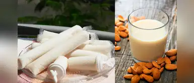 Chupete de leche de almendras: una saludable manera de refrescarte este verano Chupete de leche de almendras: una saludable manera de refrescarte este verano