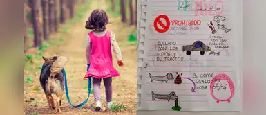 Niña dejó a su tía ‘manual de instrucciones’ para cuidar a su perrito mientras está de vacaciones Niña dejó a su tía ‘manual de instrucciones’ para cuidar a su perrito mientras está de vacaciones