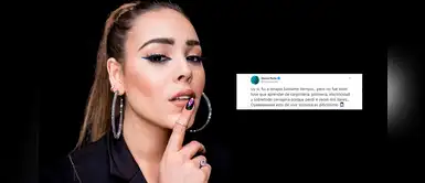 Danna Paola responde a usuario que se burló de ella por vivir sola en España Danna Paola responde a usuario que se burló de ella por vivir sola en España