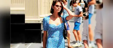 Kaia Gerber muestra que las zapatillas grises son ideales para looks de oficina Kaia Gerber muestra que las zapatillas grises son ideales para looks de oficina