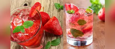 Mojito de fresas: un exquisito cóctel para tomar antes de la ley seca Mojito de fresas: un exquisito cóctel para tomar antes de la ley seca