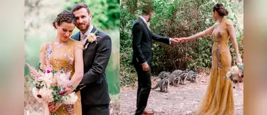 Grupo de mapaches interrumpe sesión de fotos de boda y las imágenes se vuelven viral Grupo de mapaches interrumpe sesión de fotos de boda y las imágenes se vuelven viral