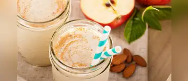 Batido de manzana y almendras, ideal para quemar la grasa abdominal en verano Batido de manzana y almendras, ideal para quemar la grasa abdominal en verano