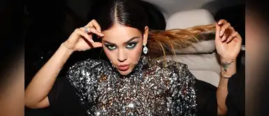 Combina un vestido formal con botas rockeras al estilo de Danna Paola Combina un vestido formal con botas rockeras al estilo de Danna Paola