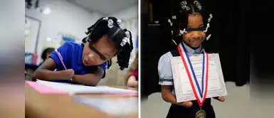 Niña sin manos gana dos competencias nacionales de caligrafía Niña sin manos gana dos competencias nacionales de caligrafía