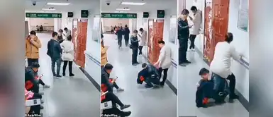 Hombre se convierte en ‘silla’ para que su esposa embarazada descanse Hombre se convierte en ‘silla’ para que su esposa embarazada descanse