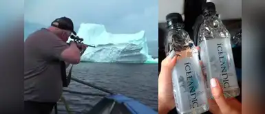 “Cazadores de icebergs” disparan a los glaciares de Polo Norte para derretirlos y vender el agua “Cazadores de icebergs” disparan a los glaciares de Polo Norte para derretirlos y vender el agua