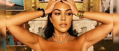 Kourtney Kardashian marca tendencia al lucir culottes de cuero en su look Kourtney Kardashian marca tendencia al lucir culottes de cuero en su look