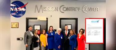 Peruana firma convenio para que niños puedan conocer la NASA Peruana firma convenio para que niños puedan conocer la NASA