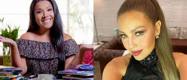 Tula Rodríguez recrea el look de Thalia en el que luce unos zapatos de marca peruana Tula Rodríguez recrea el look de Thalia en el que luce unos zapatos de marca peruana