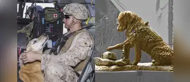 La hermosa estatua que honrará a los perros que acompañan al ejército La hermosa estatua que honrará a los perros que acompañan al ejército