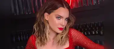 Belinda es una bad girl con este vestido negro asimétrico Belinda es una bad girl con este vestido negro asimétrico