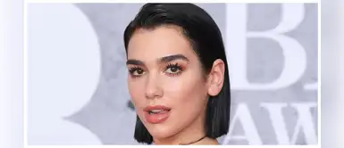 Dua Lipa demuestra estilo con increíble vestido de lunares metálicos Dua Lipa demuestra estilo con increíble vestido de lunares metálicos