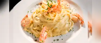 ¡Proteínas para todos gracias a los spaghettis con camarones en salsa blanca! ¡Proteínas para todos gracias a los spaghettis con camarones en salsa blanca!