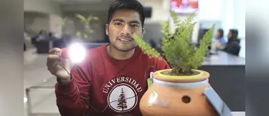 Alinti, la maceta creada por un peruano que produce energía eléctrica Alinti, la maceta creada por un peruano que produce energía eléctrica