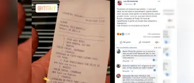 Pareja gay descubre mensaje homofóbico en factura de restaurante Pareja gay descubre mensaje homofóbico en factura de restaurante