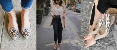 ¡Adiós stilettos! Estos zapatos bajos también estilizarán tu figura ¡Adiós stilettos! Estos zapatos bajos también estilizarán tu figura