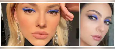 ¿Por qué las famosas prefieren el delineado azul en los ojos? ¿Por qué las famosas prefieren el delineado azul en los ojos?