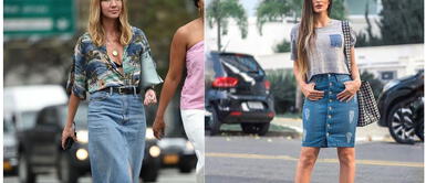 ¡Cambia los pantalones! Las faldas jeans que puedes agregar a tu clóset ¡Cambia los pantalones! Las faldas jeans que puedes agregar a tu clóset