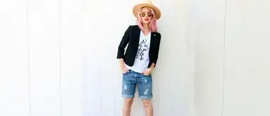 Tres trucos para usar bermudas y alargar tus piernas si eres petite Tres trucos para usar bermudas y alargar tus piernas si eres petite