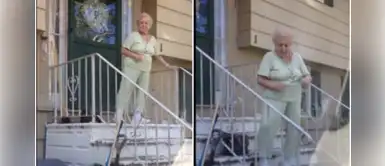 ¡Quién dijo que en cuarentena no se baila! Abuelita muestra su buen swing tras aislamiento ¡Quién dijo que en cuarentena no se baila! Abuelita muestra su buen swing tras aislamiento