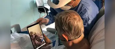 Ancianos dan último adiós a familiares gracias a tablets donadas en Italia Ancianos dan último adiós a familiares gracias a tablets donadas en Italia