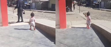 Niñita conmueve tras despedirse de su padre policía en emotivo vídeo Niñita conmueve tras despedirse de su padre policía en emotivo vídeo