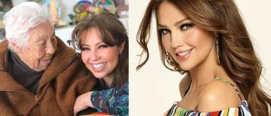 Thalía toma medidas extremas para cuidar a su abuelita de 102 años del COVID-19 Thalía toma medidas extremas para cuidar a su abuelita de 102 años del COVID-19