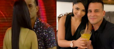 Pamela Franco 'golpea' a Christian Domínguez por hacer una escena de celos Pamela Franco 'golpea' a Christian Domínguez por hacer una escena de celos