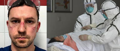 Imagen muestra las largas horas que los médicos dedican a ayudar a los pacientes con Covid-19 Imagen muestra las largas horas que los médicos dedican a ayudar a los pacientes con Covid-19