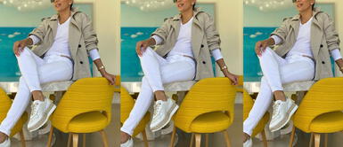 Eva Longoria encuentra el vestido camisero perfecto para estos días en casa Eva Longoria encuentra el vestido camisero perfecto para estos días en casa