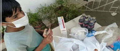 Niño recorre 8 kilómetros para alimentar a su familia que no comía hace 3 días Niño recorre 8 kilómetros para alimentar a su familia que no comía hace 3 días