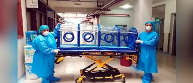 Madre de Dios: Crean cápsula de aislamiento con PVC y plástico para pacientes graves con COVID-19 Madre de Dios: Crean cápsula de aislamiento con PVC y plástico para pacientes graves con COVID-19